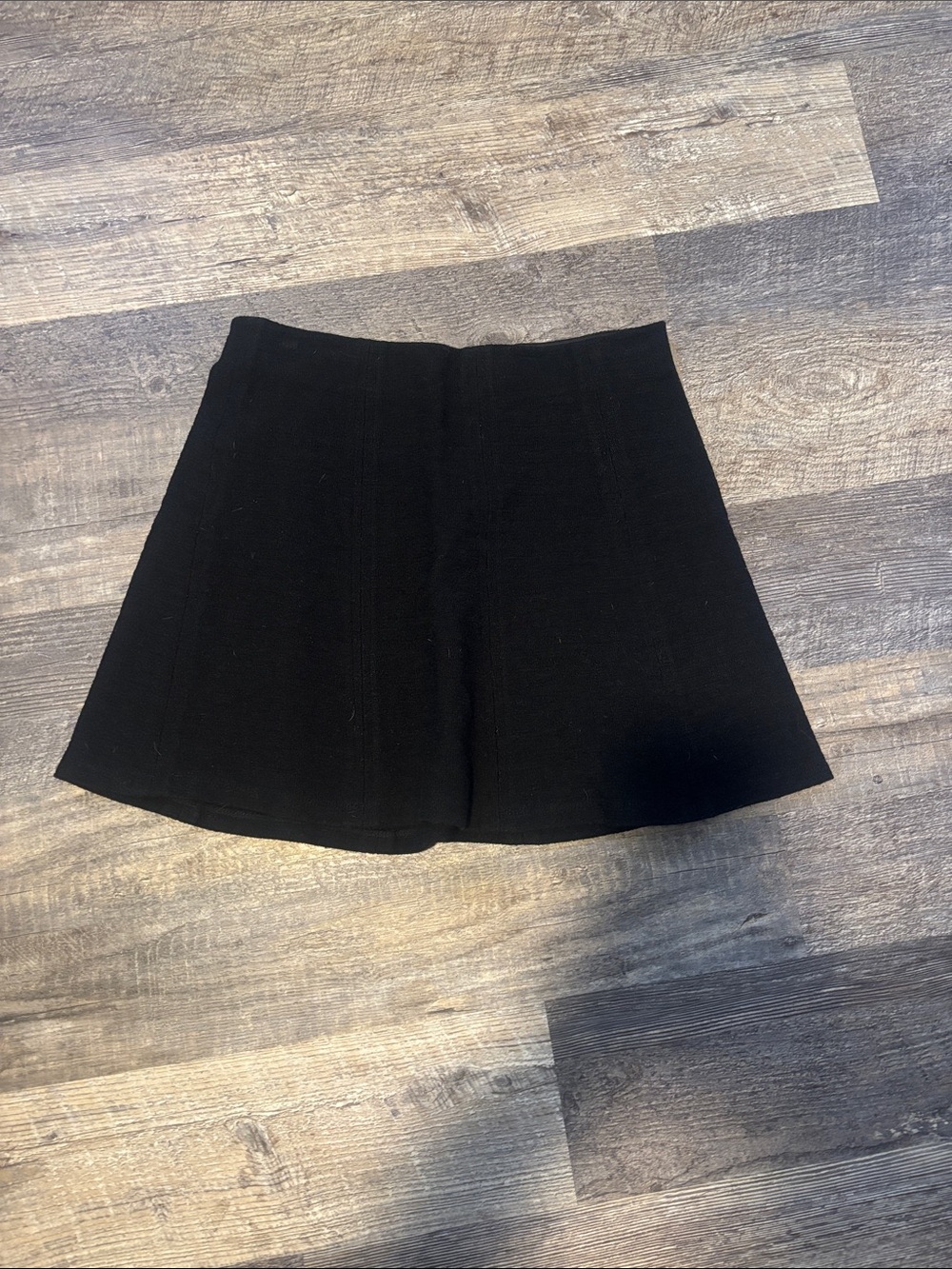 LOFT Black A-Line Skirt